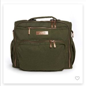 Jujube Olive Green and Rose Gold BFF Diaper Bag
